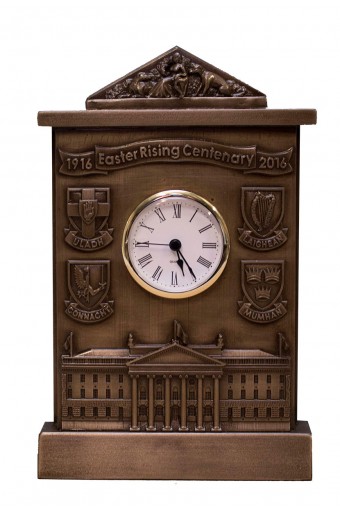 1916 - 2016 Easter Rising Centenary Bronze Clock - Click Image to Close