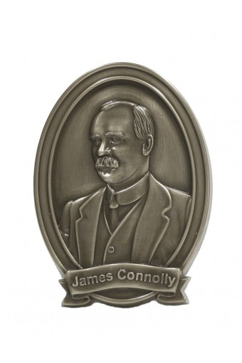 James Connolly Bronze Wall Plaque 6"