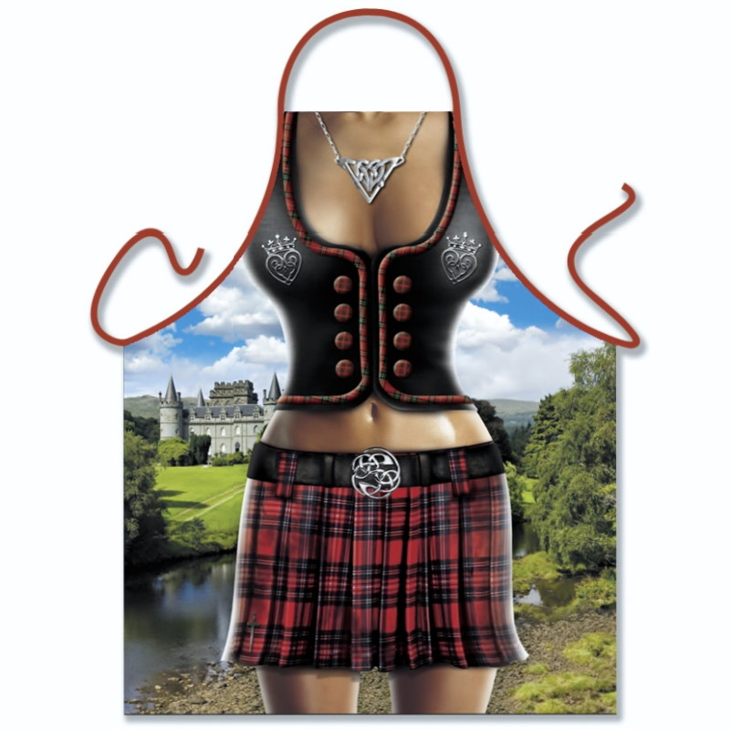 Scots Woman Fun Apron - Click Image to Close