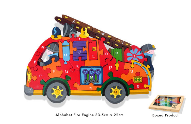 Alphabet Fire Engine Jigsaw