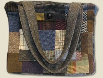 Irish Patchwork Tweed Bags