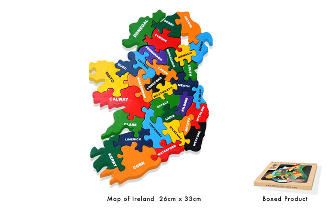 Map of Ireland Jigsaw